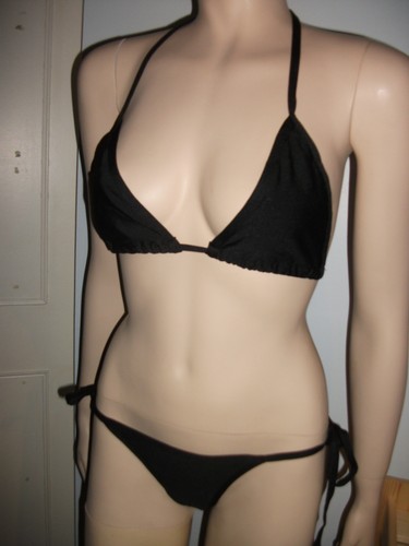 Womens halterneck bikini - womens, tie