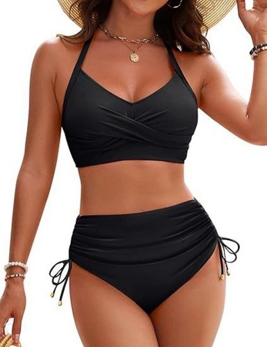 2pcs women high waist - 2pcs, bikini