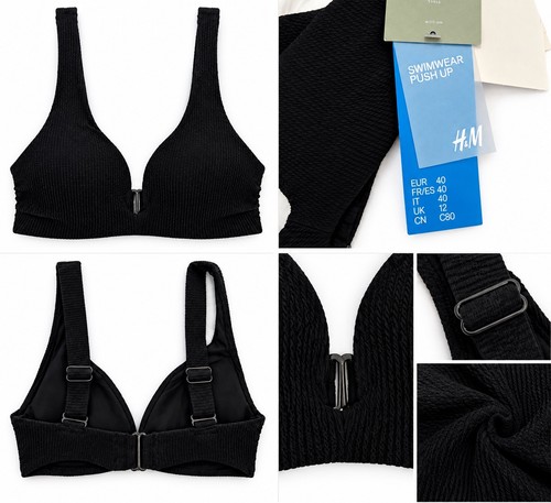 Push padded bikini top - padded,