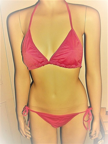 Womens halterneck bikini tie - womens,