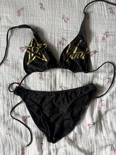 Black gold logo piece - black/gold,